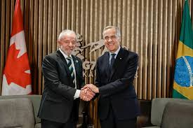 Presidente Lula e o Primeiro-Ministro do Canadá Carney (Ricardo Stuckert/PR)