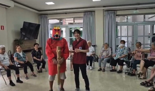 節分での井上彩美さん