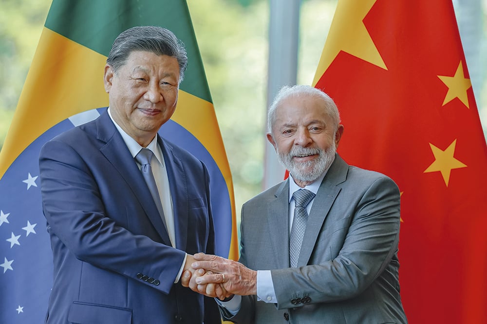 蜜月が続くブラジルと中国(Ricardo Stuckert/PR)