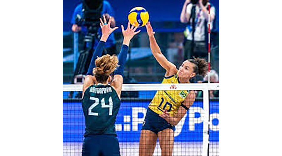 VNL女子バレー、ブラジルまたも準優勝止まり