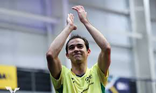 優勝を喜ぶウゴ（Duvulgação）