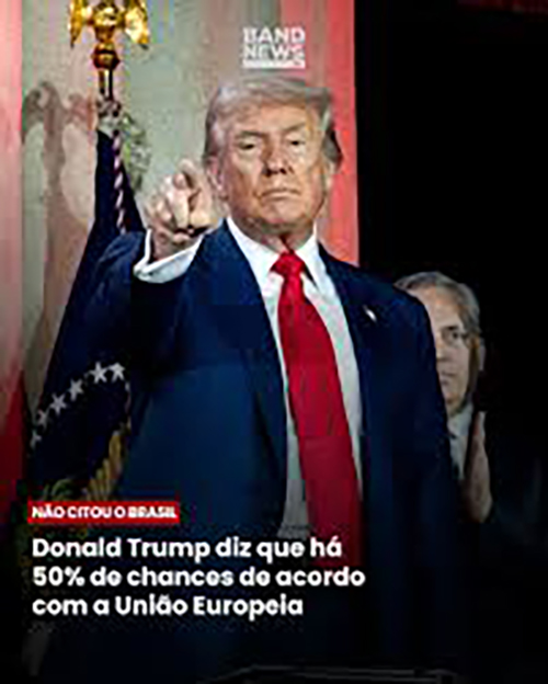 スコットランドでのトランプ大統領（Instagram）