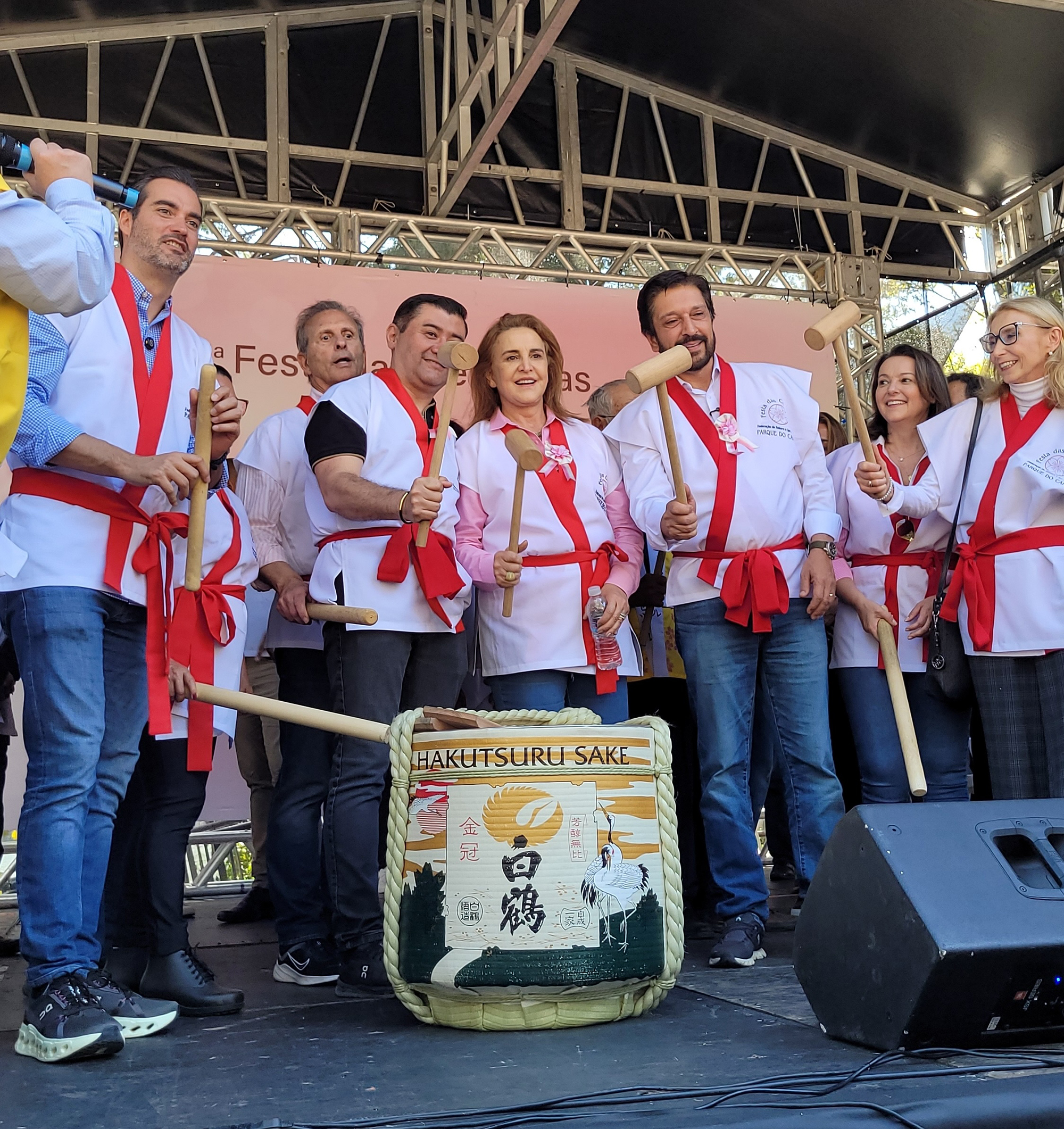 満開の桜で友好の節目祝う＝第45回カルモ公園桜祭り＝ヌネス市長「日伯の絆は重要」