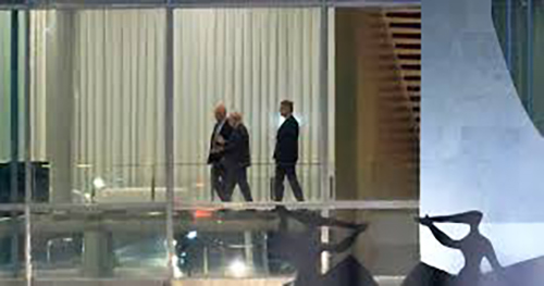 7月31日の大統領官邸（Reprodução）