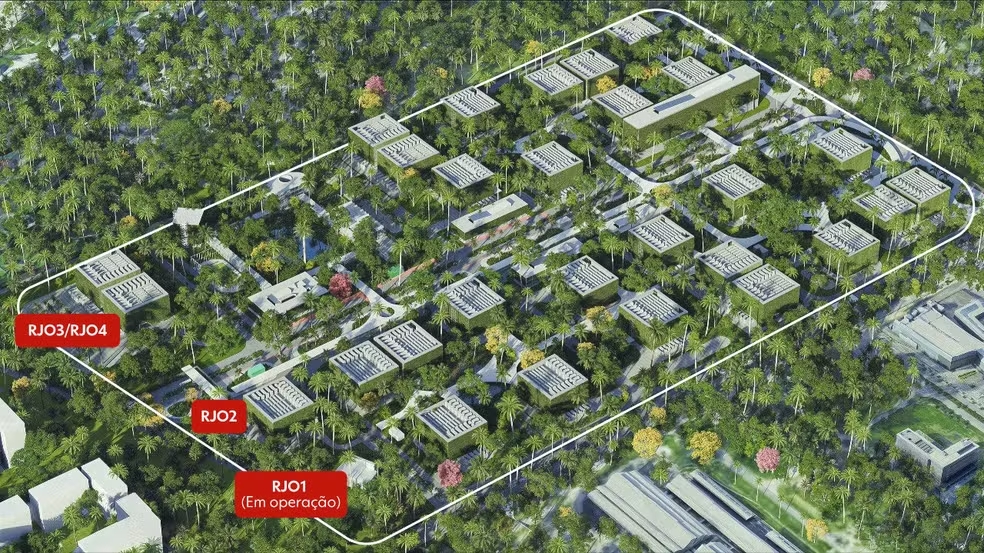 「リオAIシティ」完成予想図(Foto: Divulgação/Elea Data Centers)