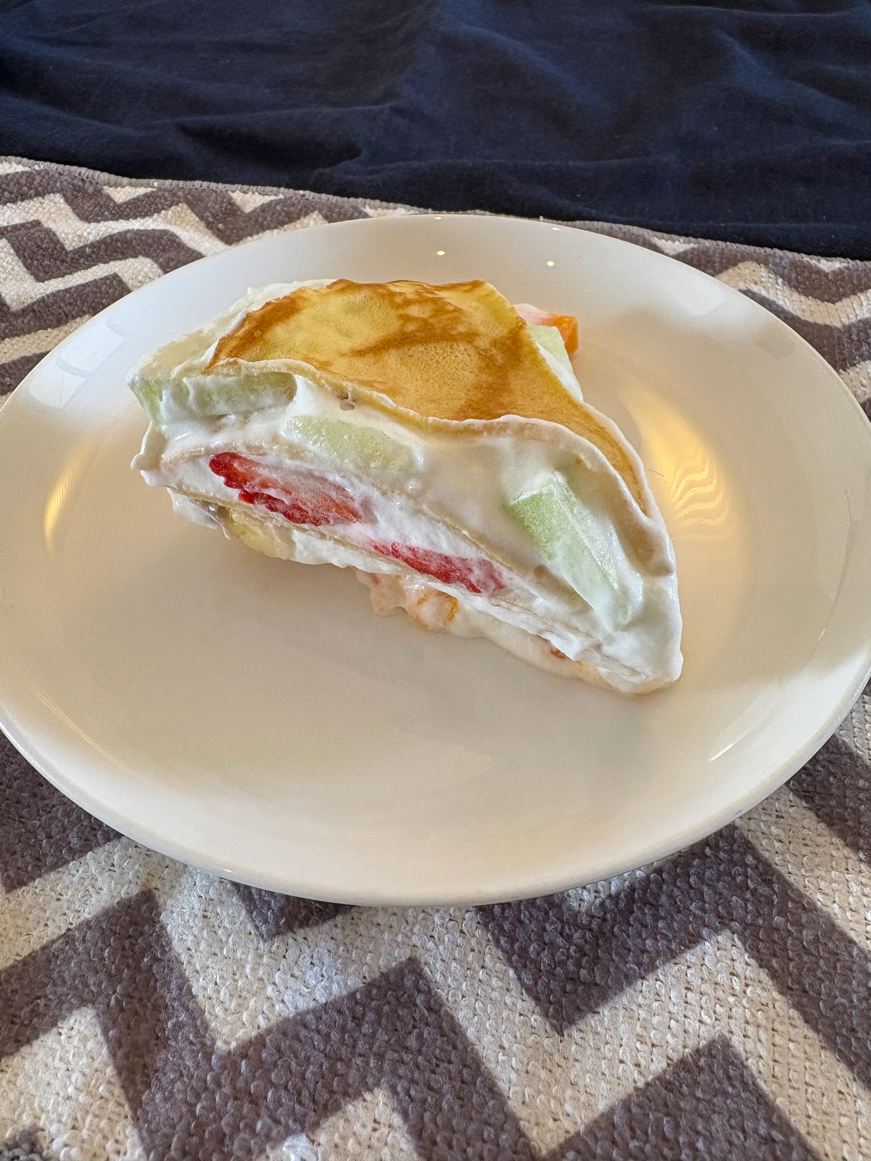 層が美しいミルクレープ＝レシピ紹介コーナー「いただきます」（39）＝「日本の家庭料理をブラジルで作る！」