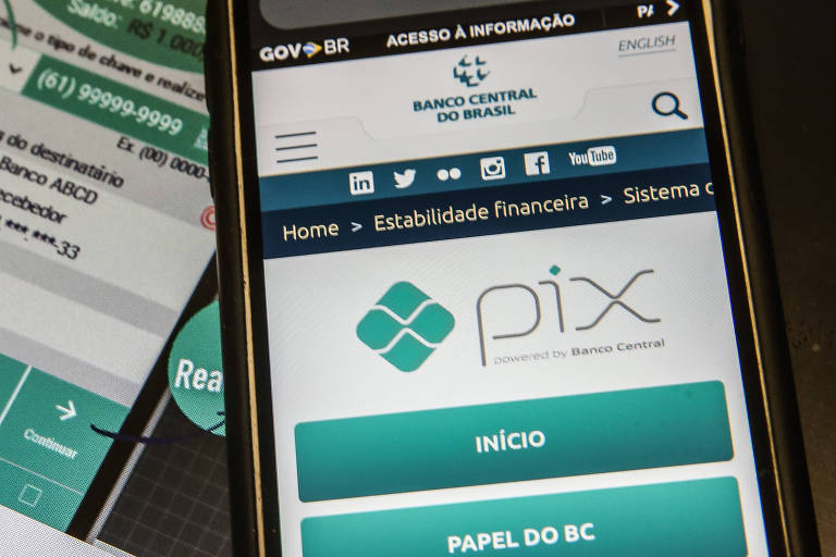 Pixの公式ウェブサイト（Foto: Agência Brasil）