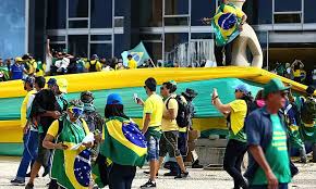 三権中枢施設襲撃事件より(Marcelo Camargo/Agencia Brasil)