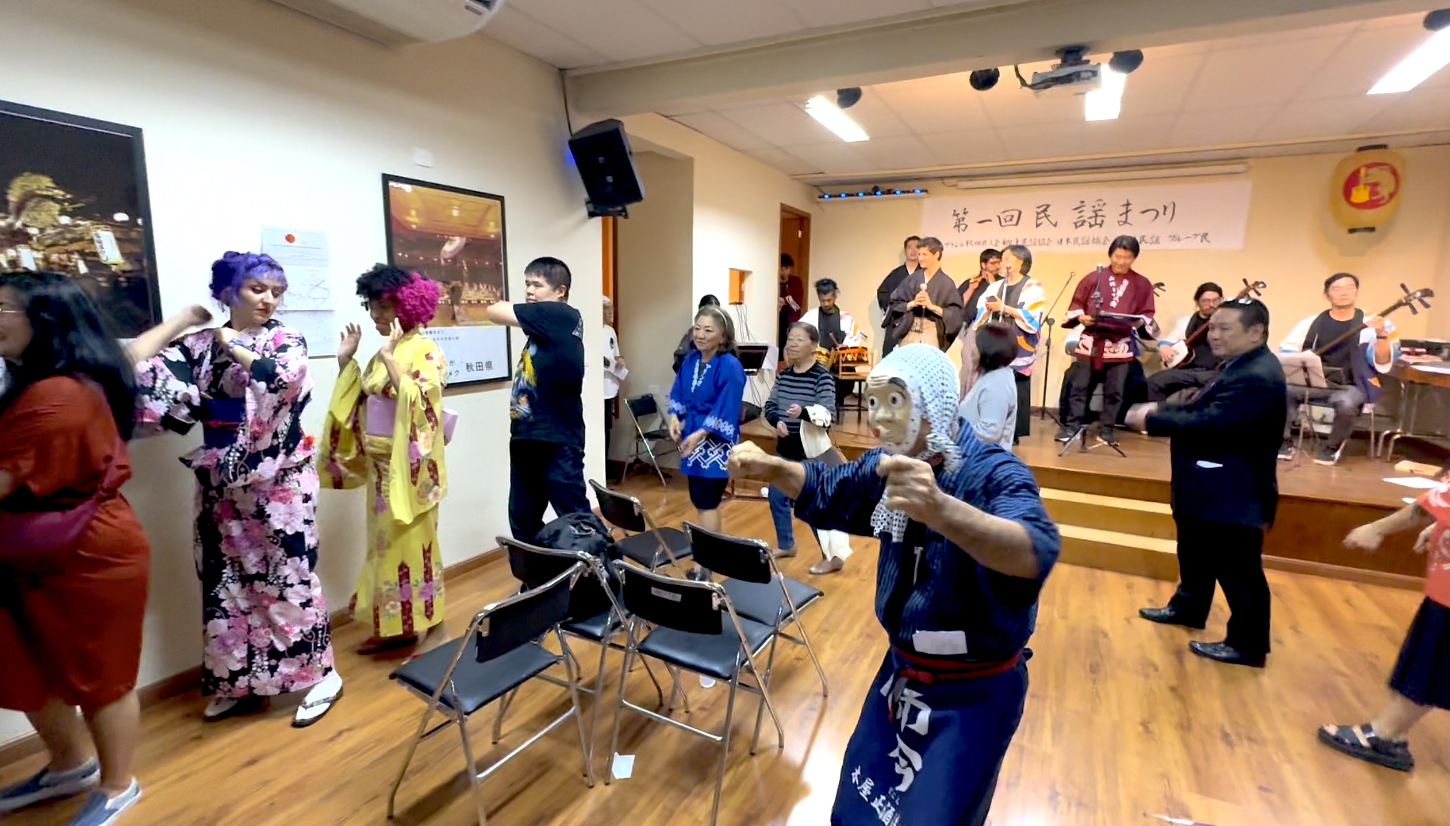 第1回日本民謡祭り賑やかに＝ブラジル人集団や沖縄民謡も出演