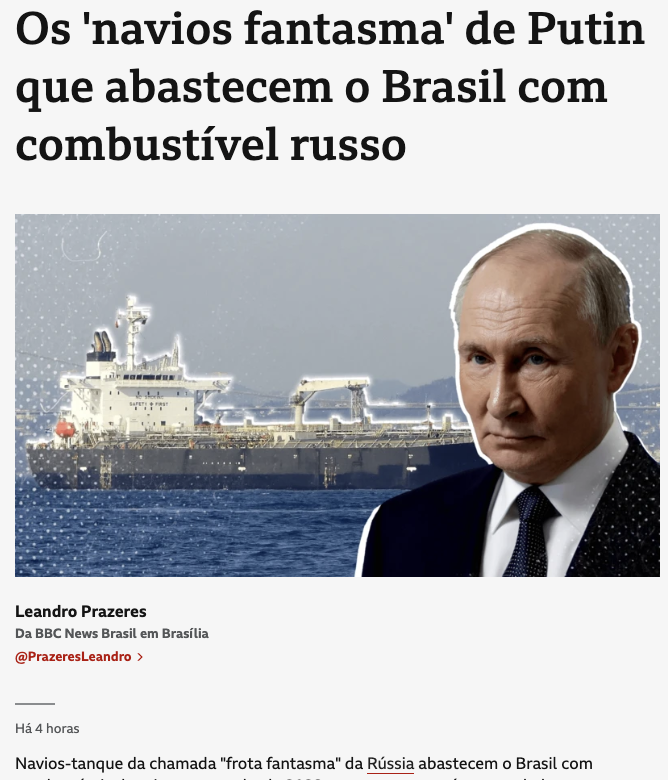 「幽霊船」が運ぶロシア産燃料＝ブラジルが経済制裁の抜け穴に