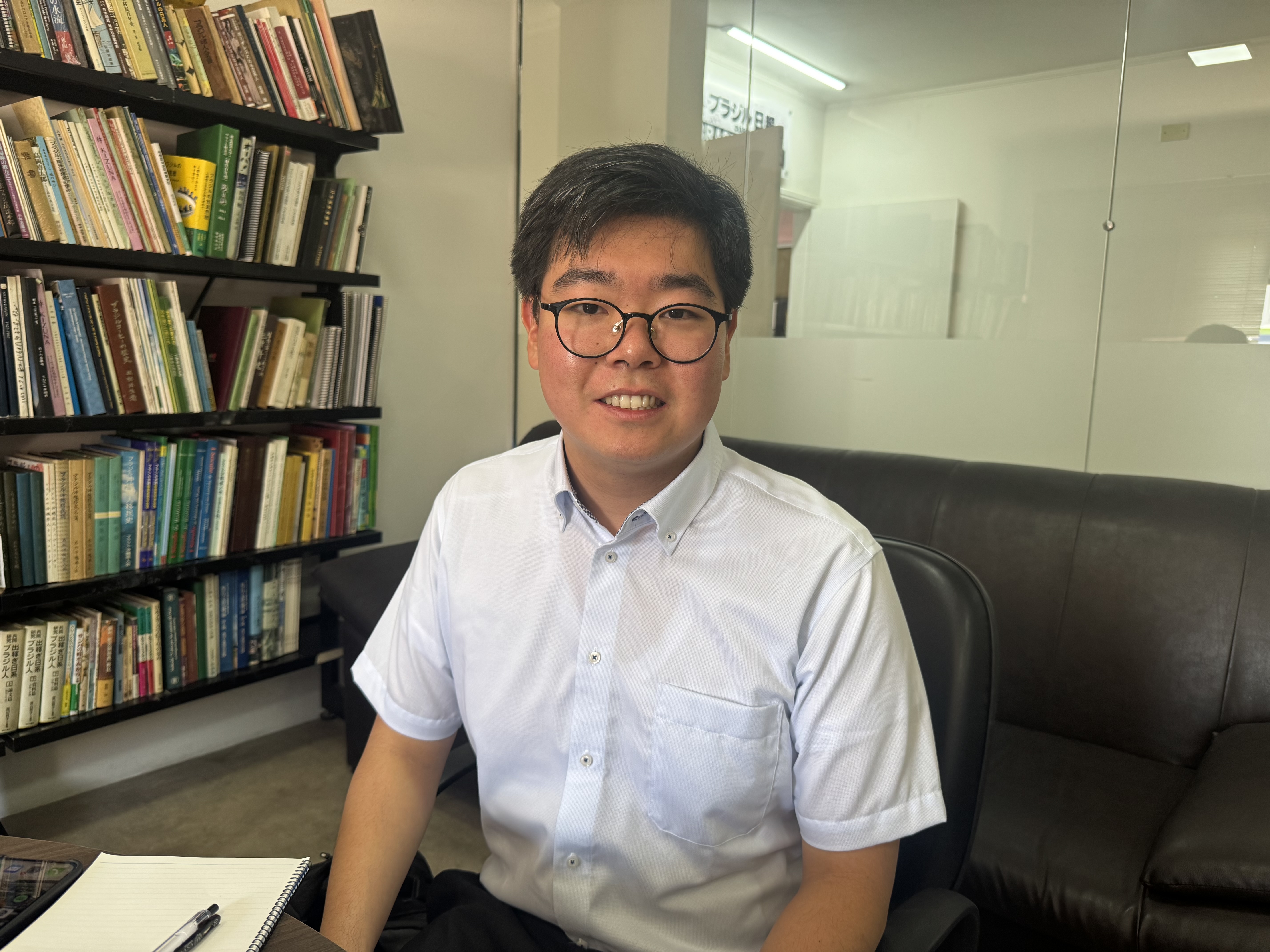 JICA緒方研究所の研究員、田中ロベルト秀一さん