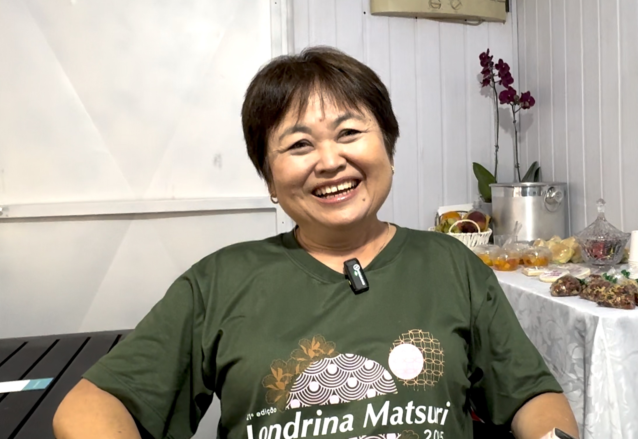 満面に笑みを浮かべるミチさん