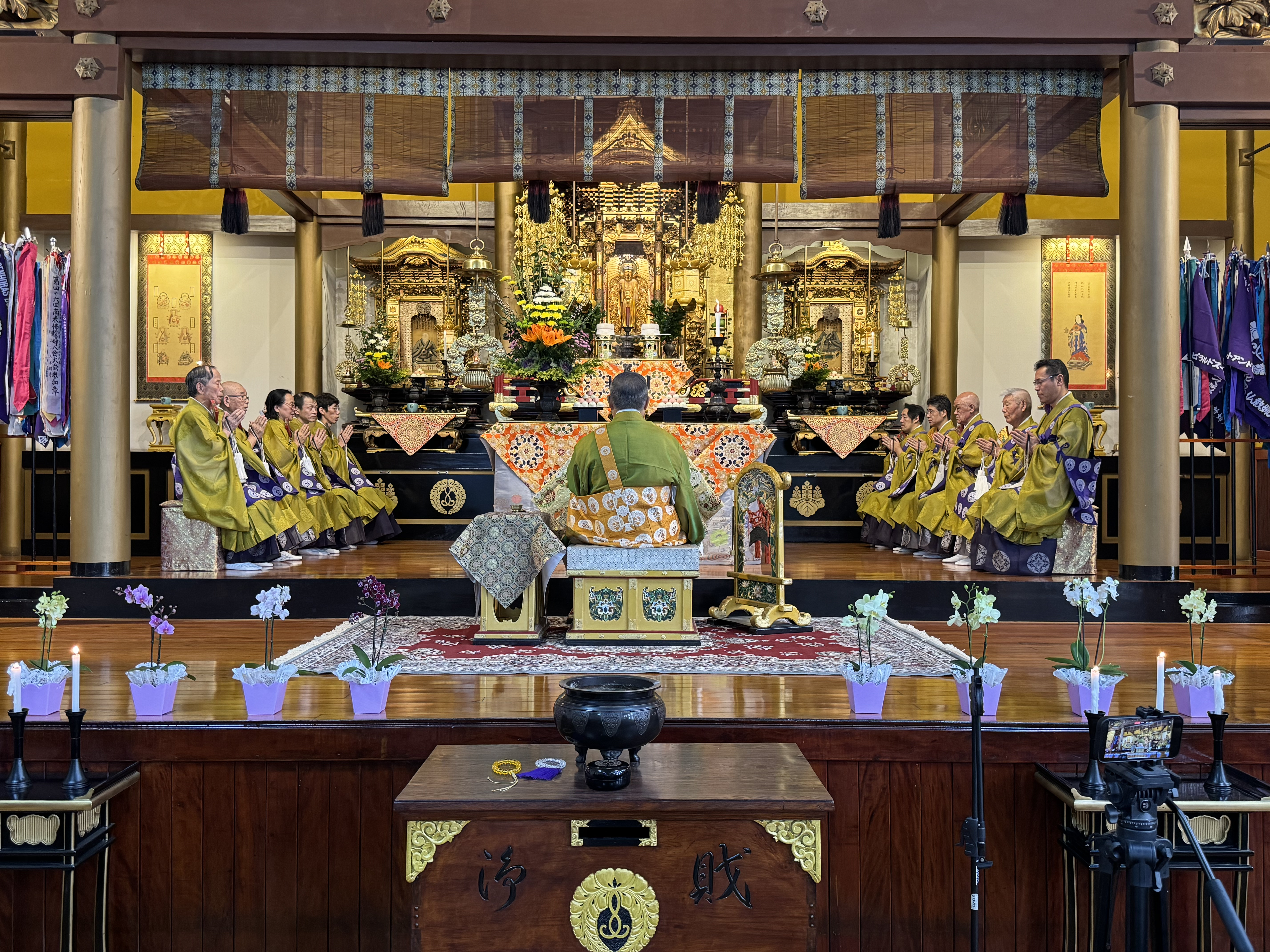 物故者法要の様子