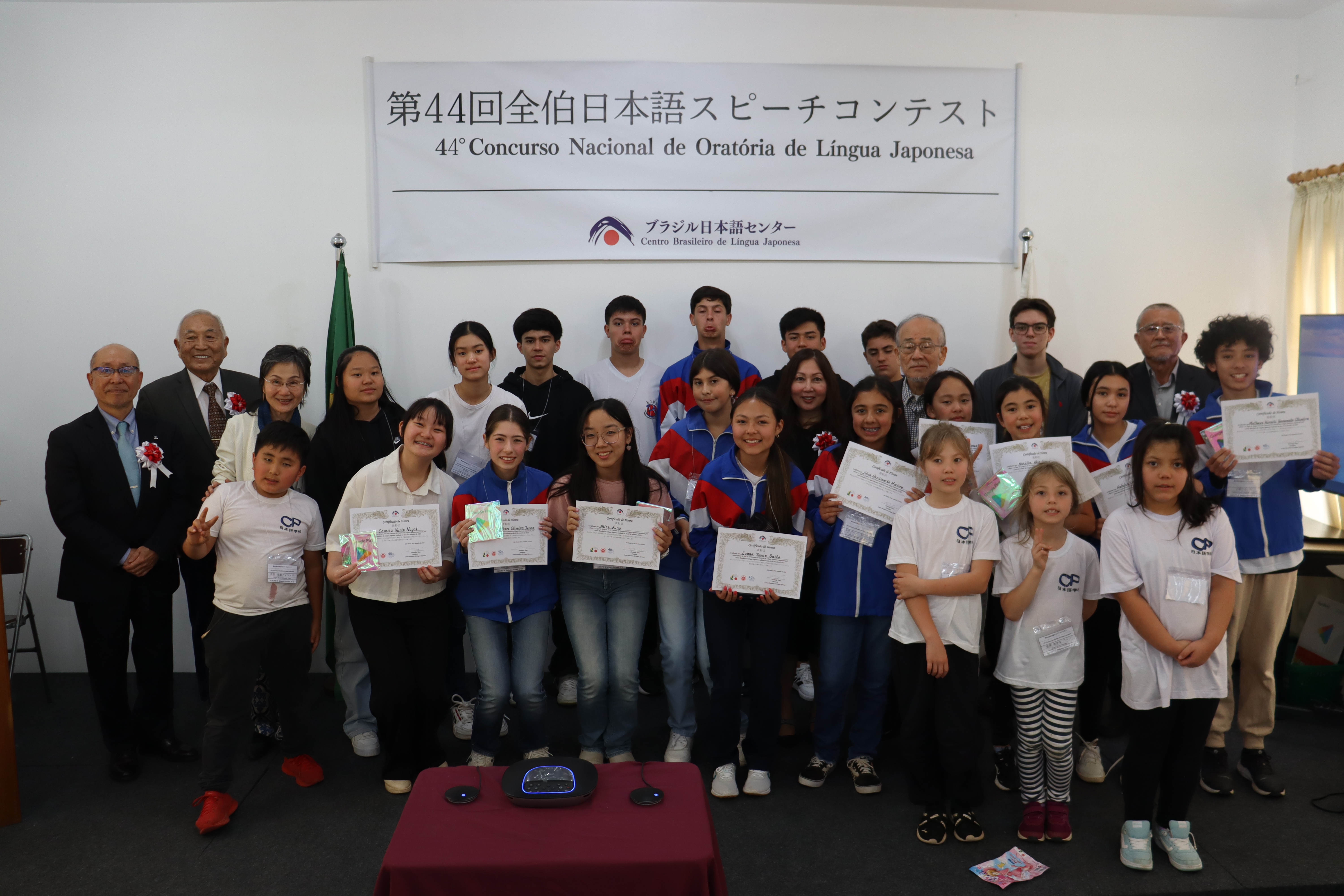 子どもAの部、布野有栖さん優勝＝全伯日本語スピーチコンテスト