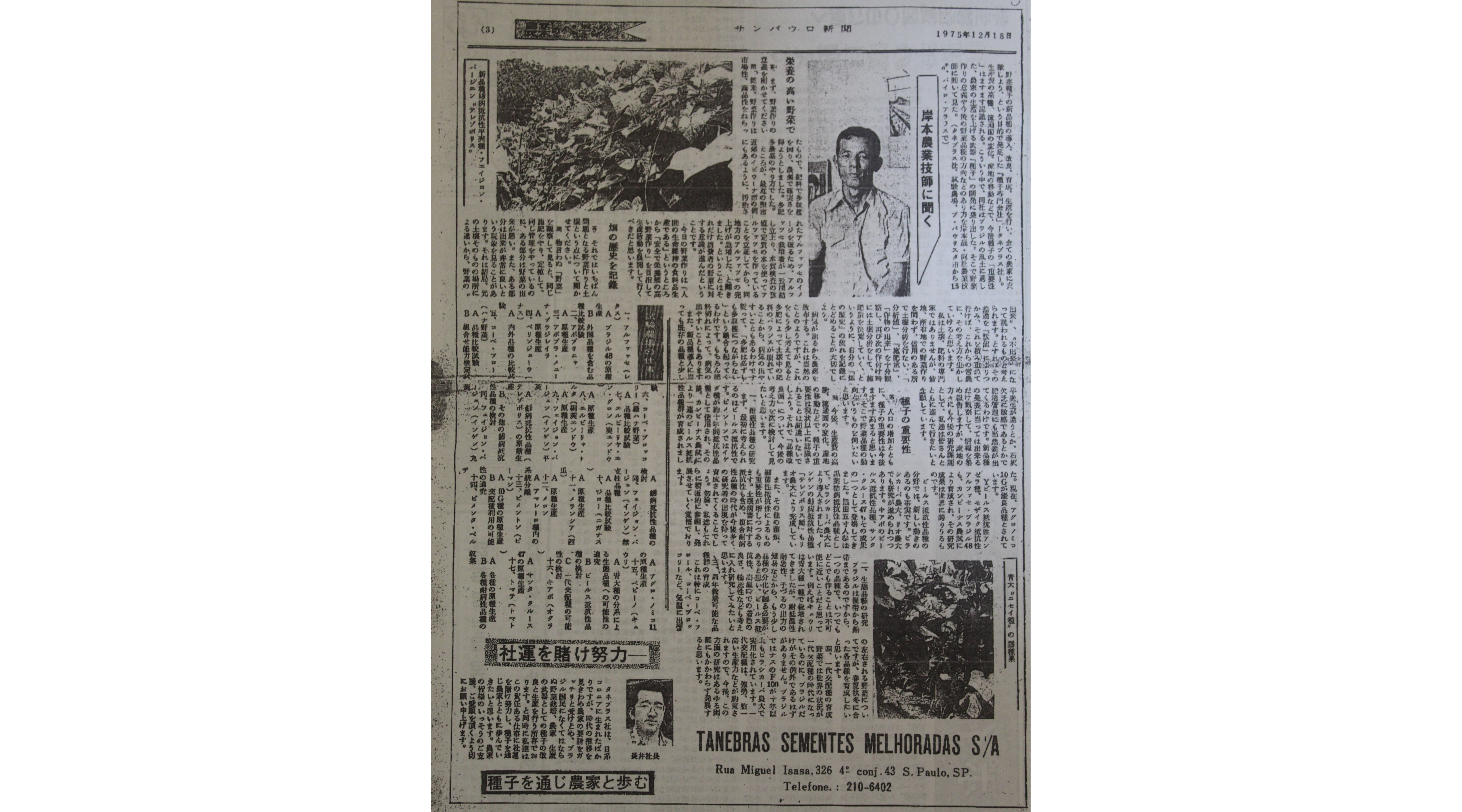 日本式有機農法で農家に幸せを（4）＝長井邦夫さんのコンサル半生＝野菜種子会社創業と膨れる借金