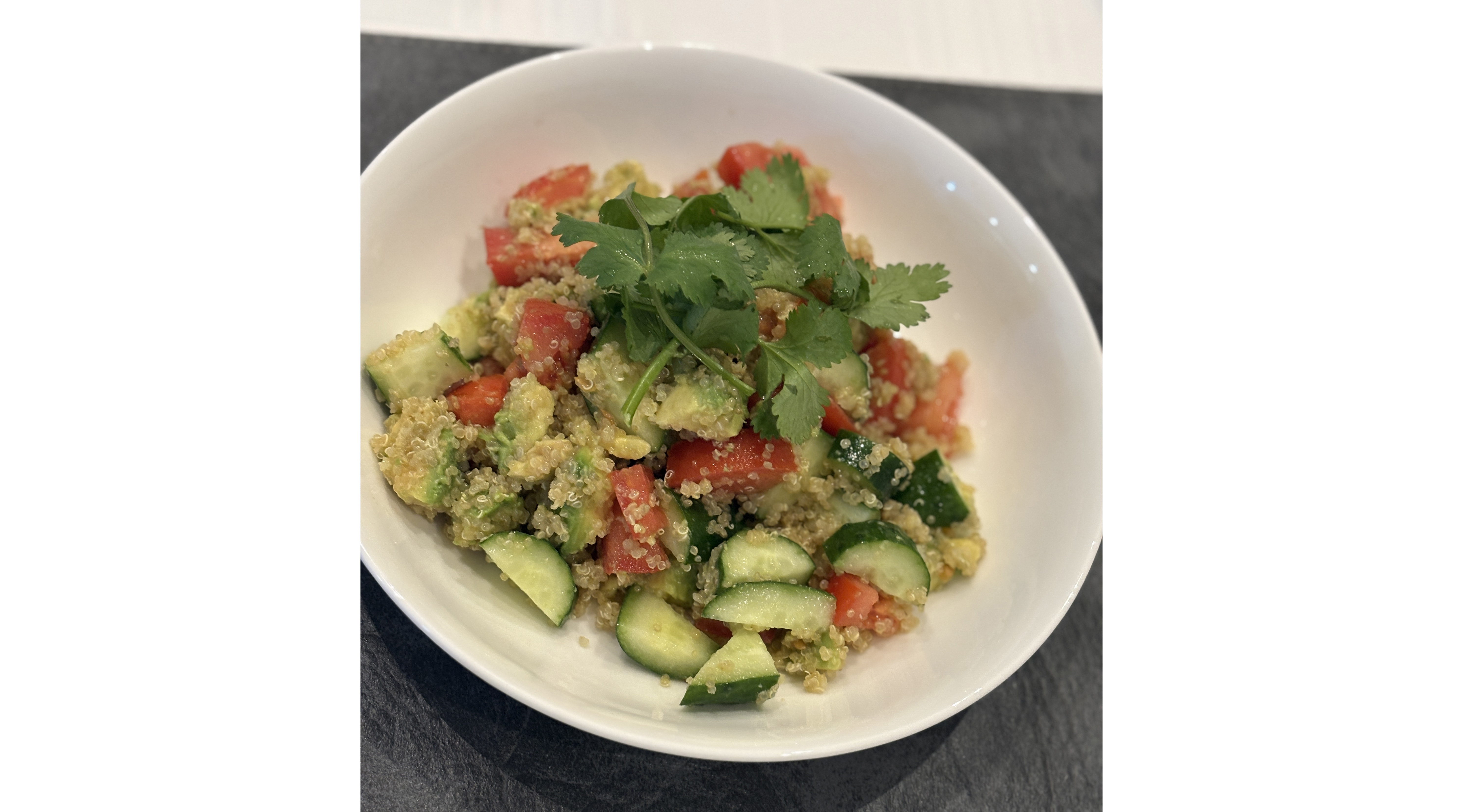 キヌアのサラダ=レシピ紹介コーナー「いただきます」(57)=「日本の家庭料理をブラジルで作る!」