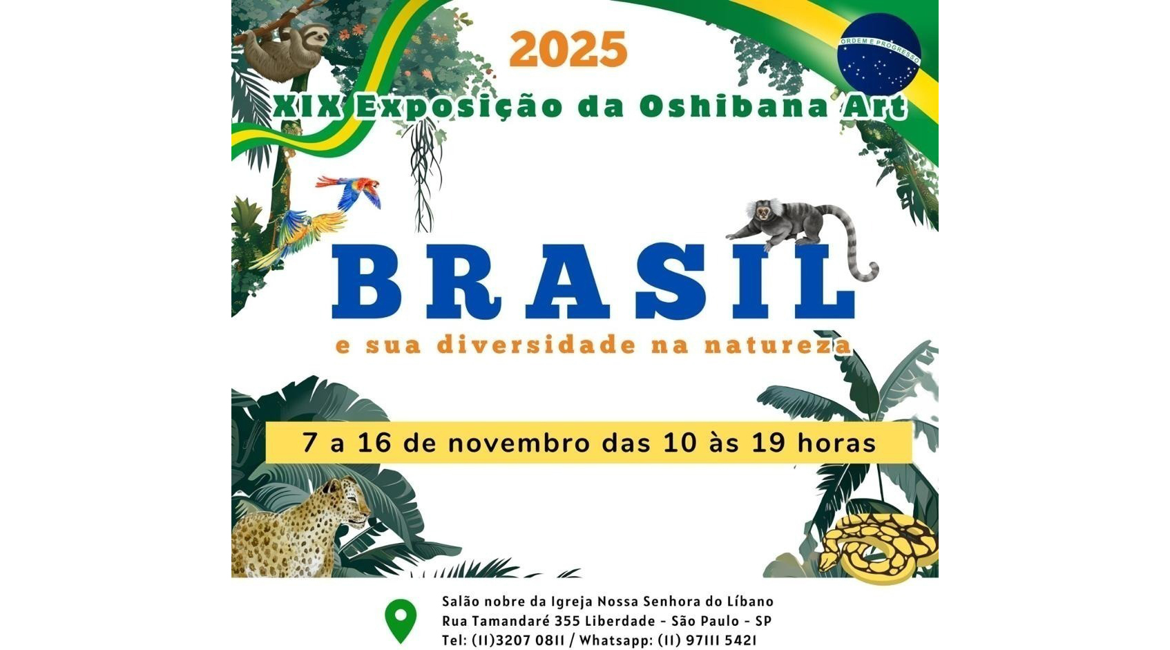 第19回押し花アート展=ブラジルの自然の多様性テーマに