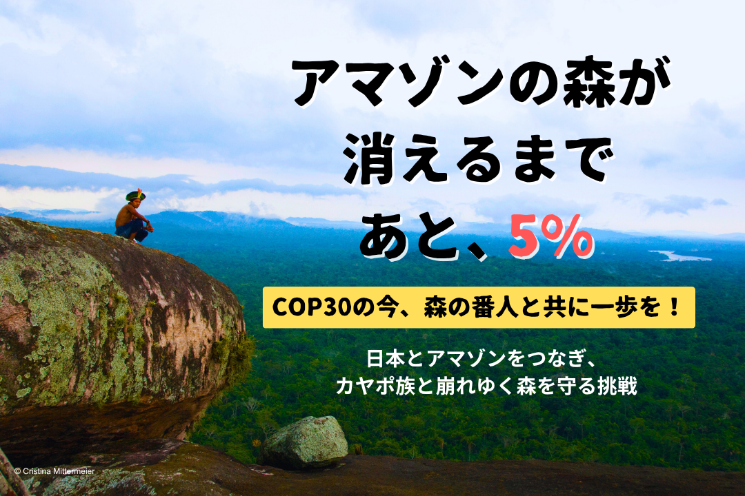 COP30=アマゾン現場の声を日本へ=共感の輪を届けるクラファン
