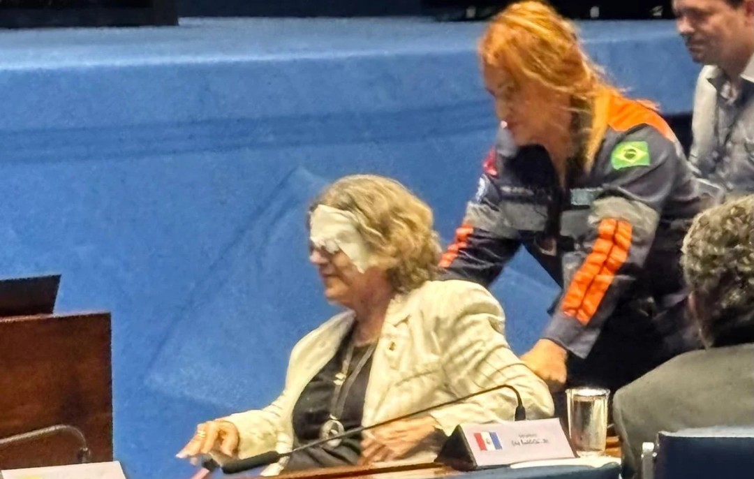 女性議員倒れ、上院が一時議事を停止