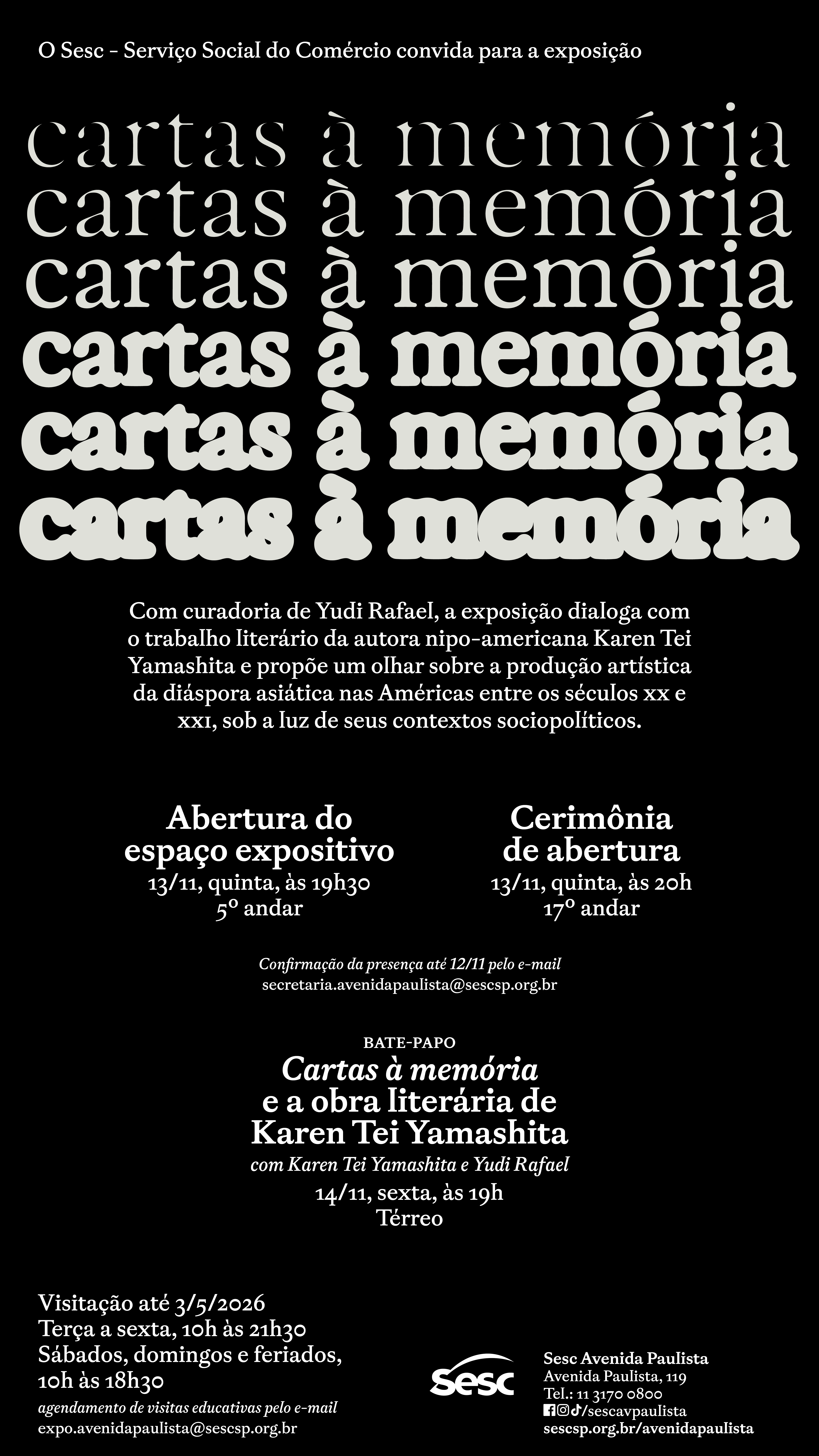 記憶への手紙（Cartas à Memória）