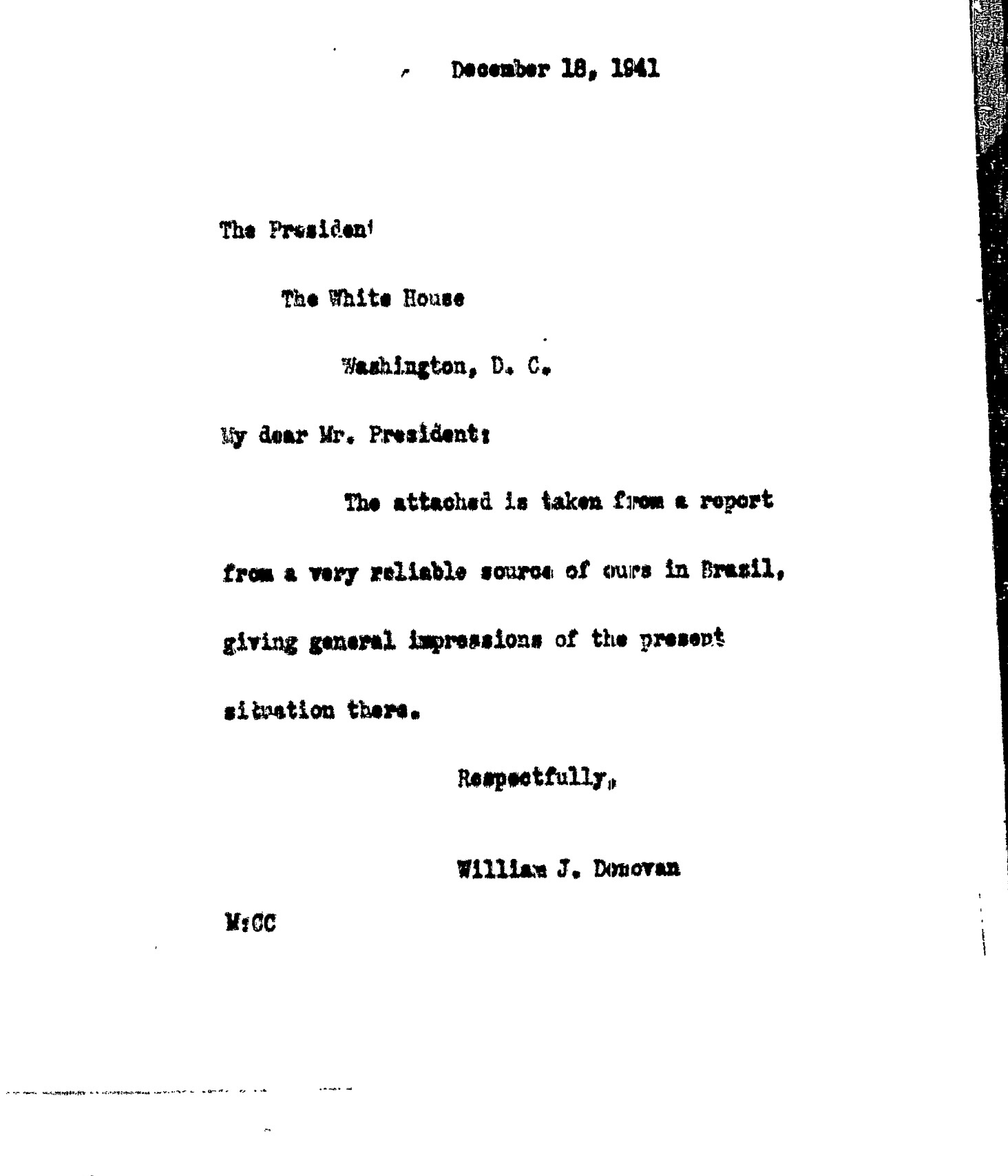 Relatório detalhado sobre política, segurança e forças pró-alemãs no Brasil coletado pelo governo americano em 1941 (CIA-RDP13X00001R000100010004-9)