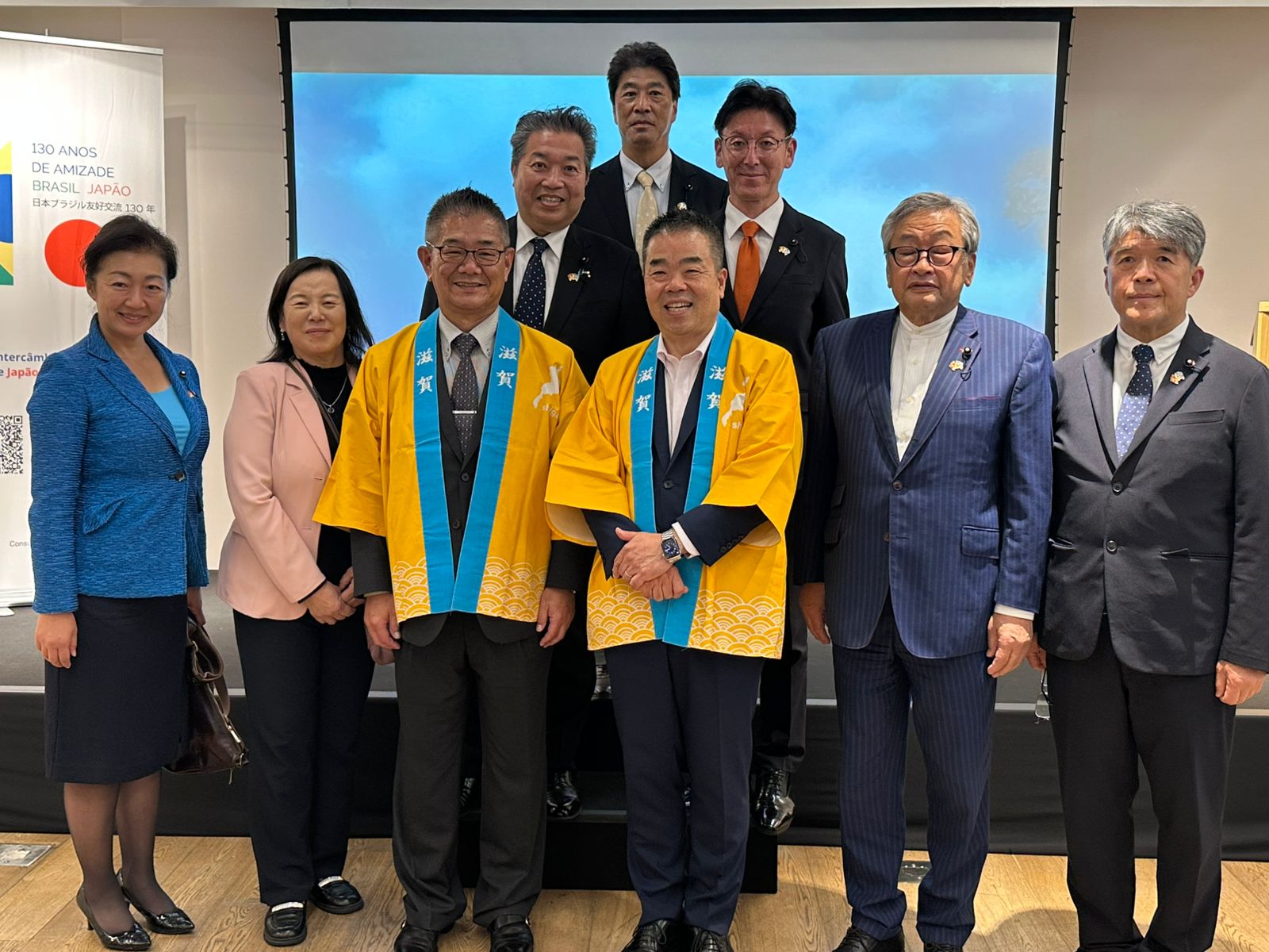 滋賀県＝三日月大造知事が講演＝「環境保護を学びあいたい」