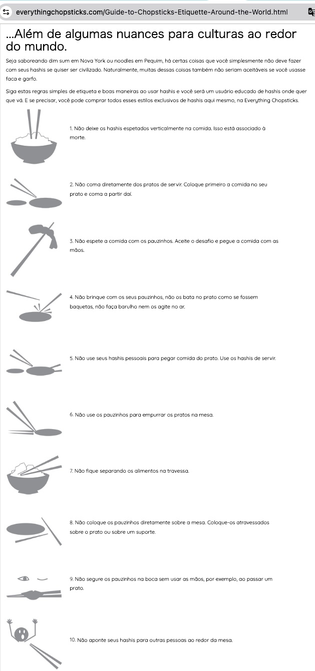 箸作法を解説するサイト