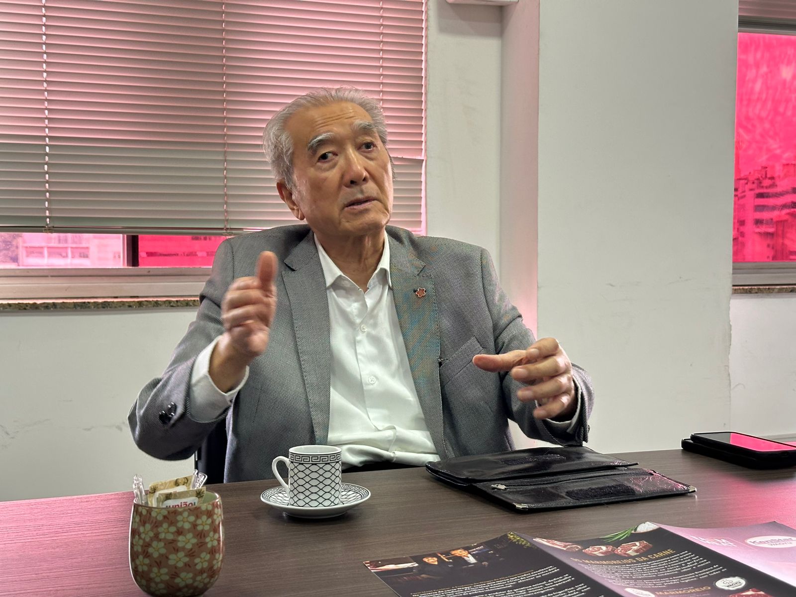 和牛について力説する中矢氏