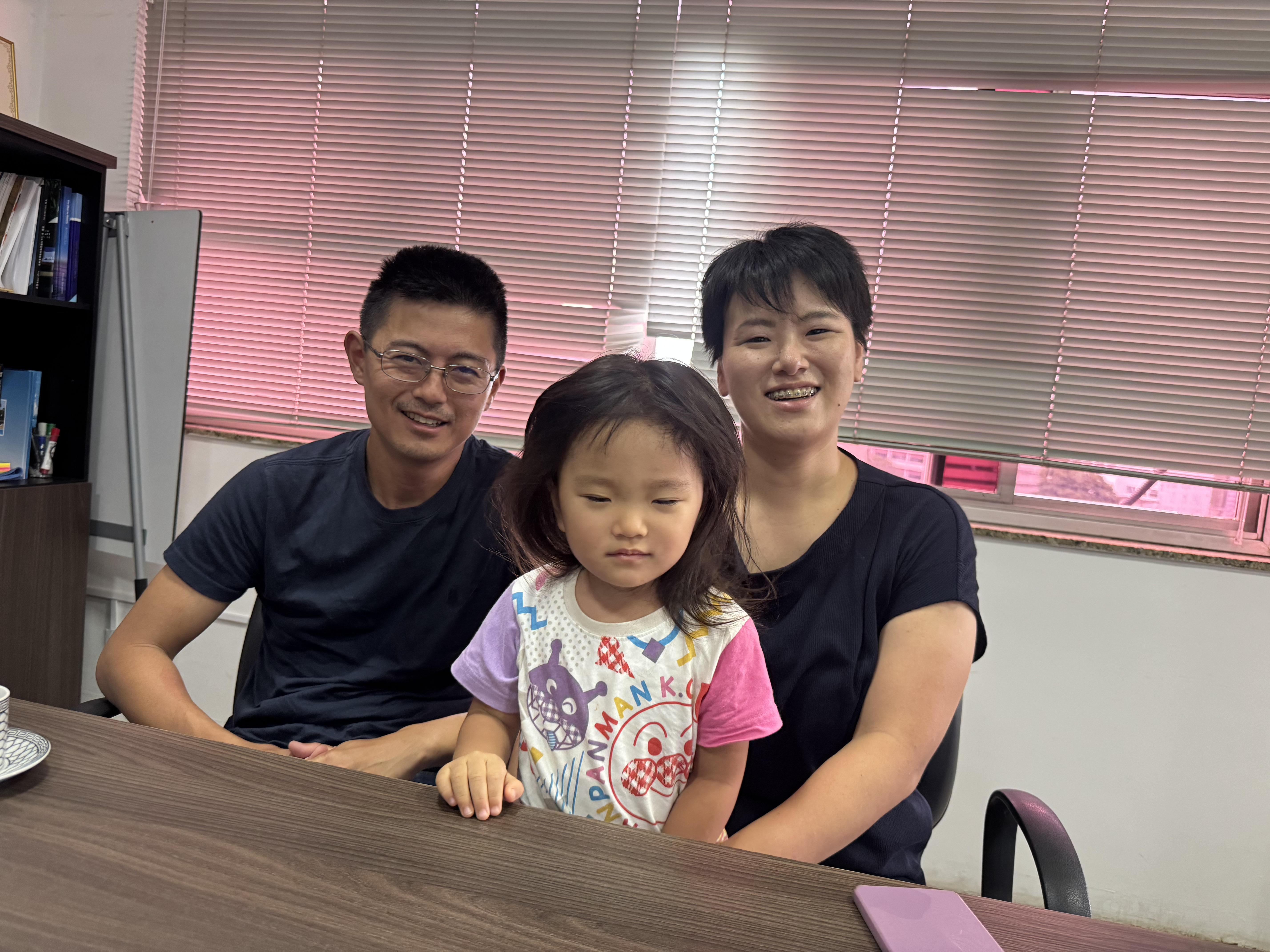 池内フーベンスさん、あいかちゃん、さやかさん