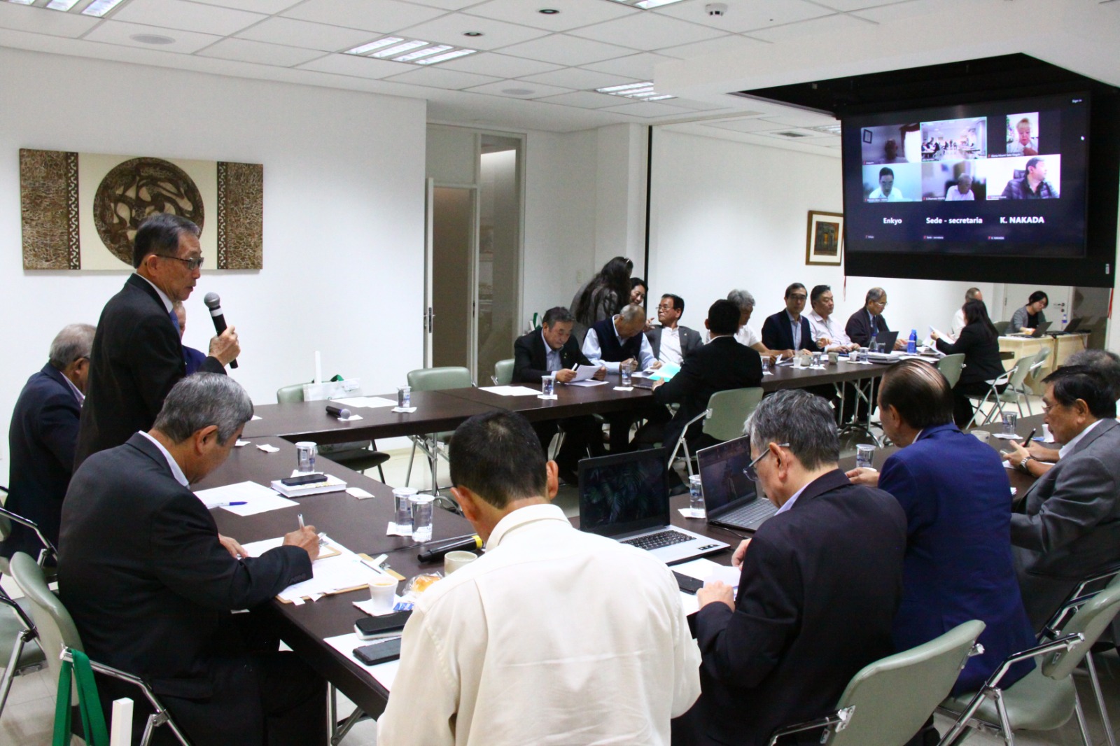 11月定例役員会の様子