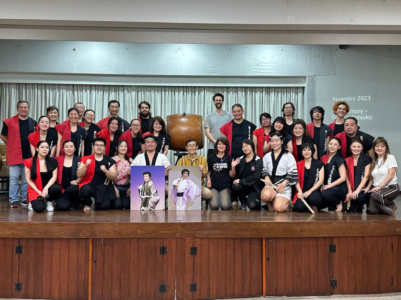 丹下太鼓道場=助六太鼓の今泉氏来伯指導=「丹下さんの魂受け継がれてる」