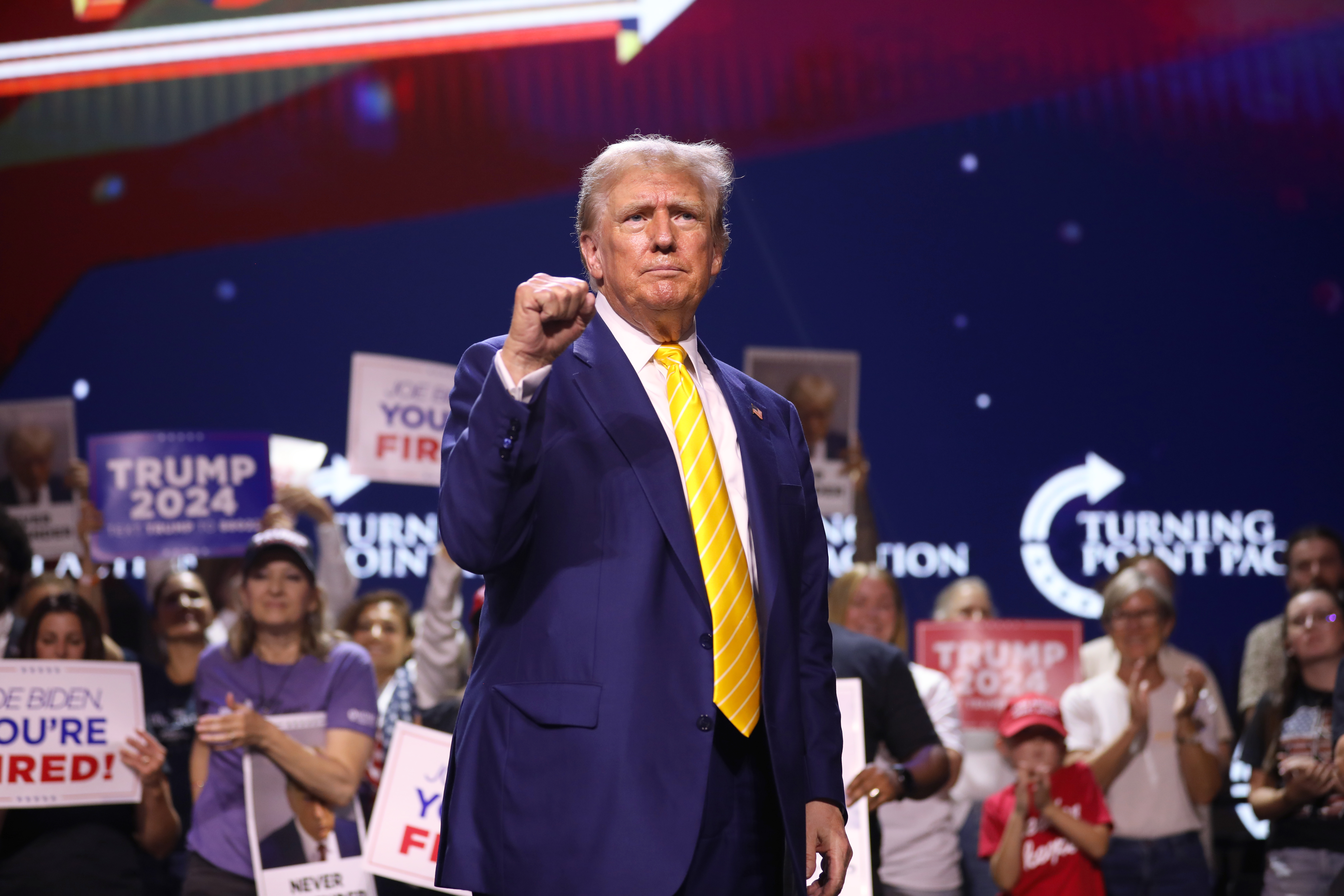 2024年選挙時のトランプ米大統領 (Gage Skidmore from Surprise, AZ, United States of America, via Wikimedia Commons)