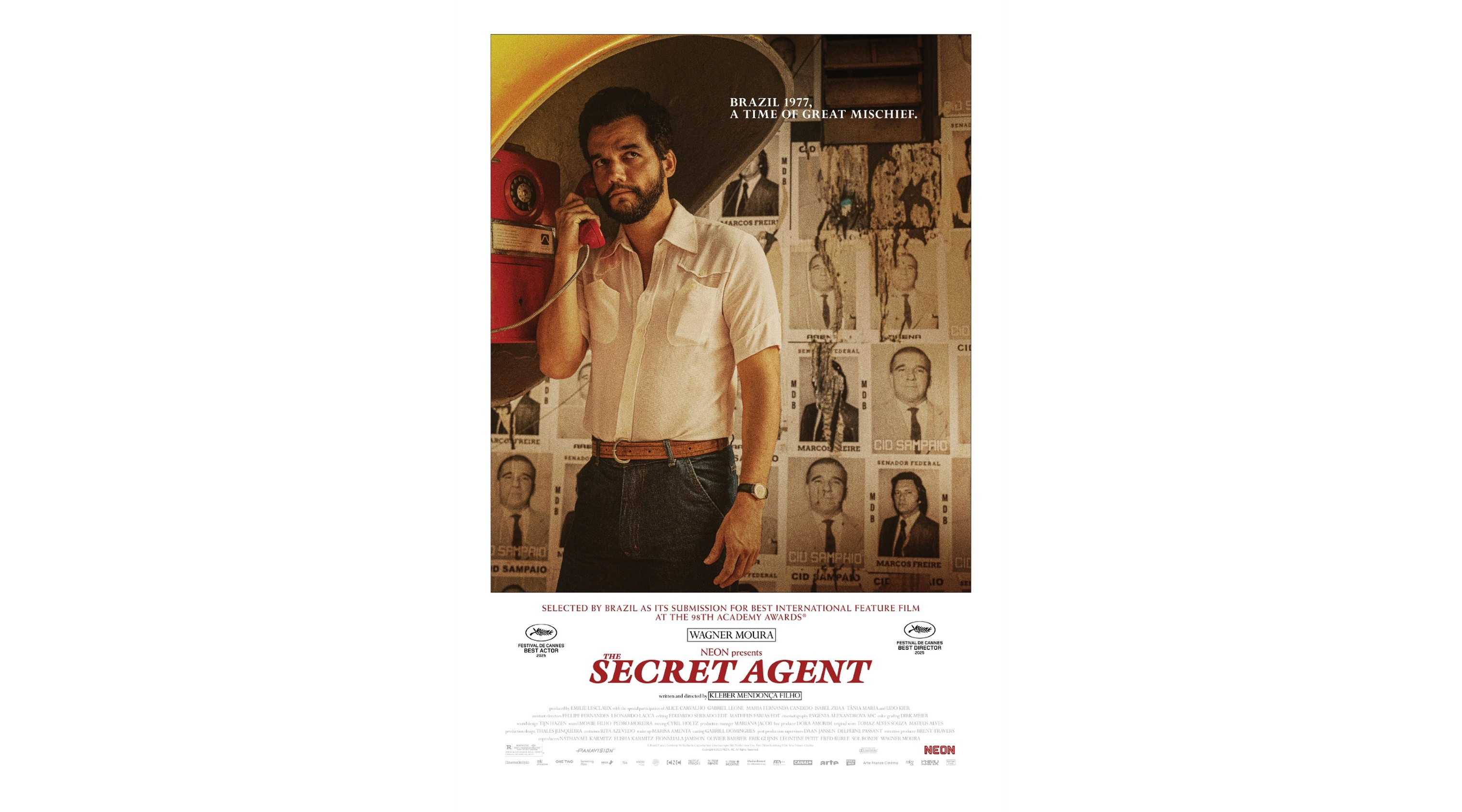 「シークレット・エージェント」、米有力業界紙がオスカー3部門ノミネート予想