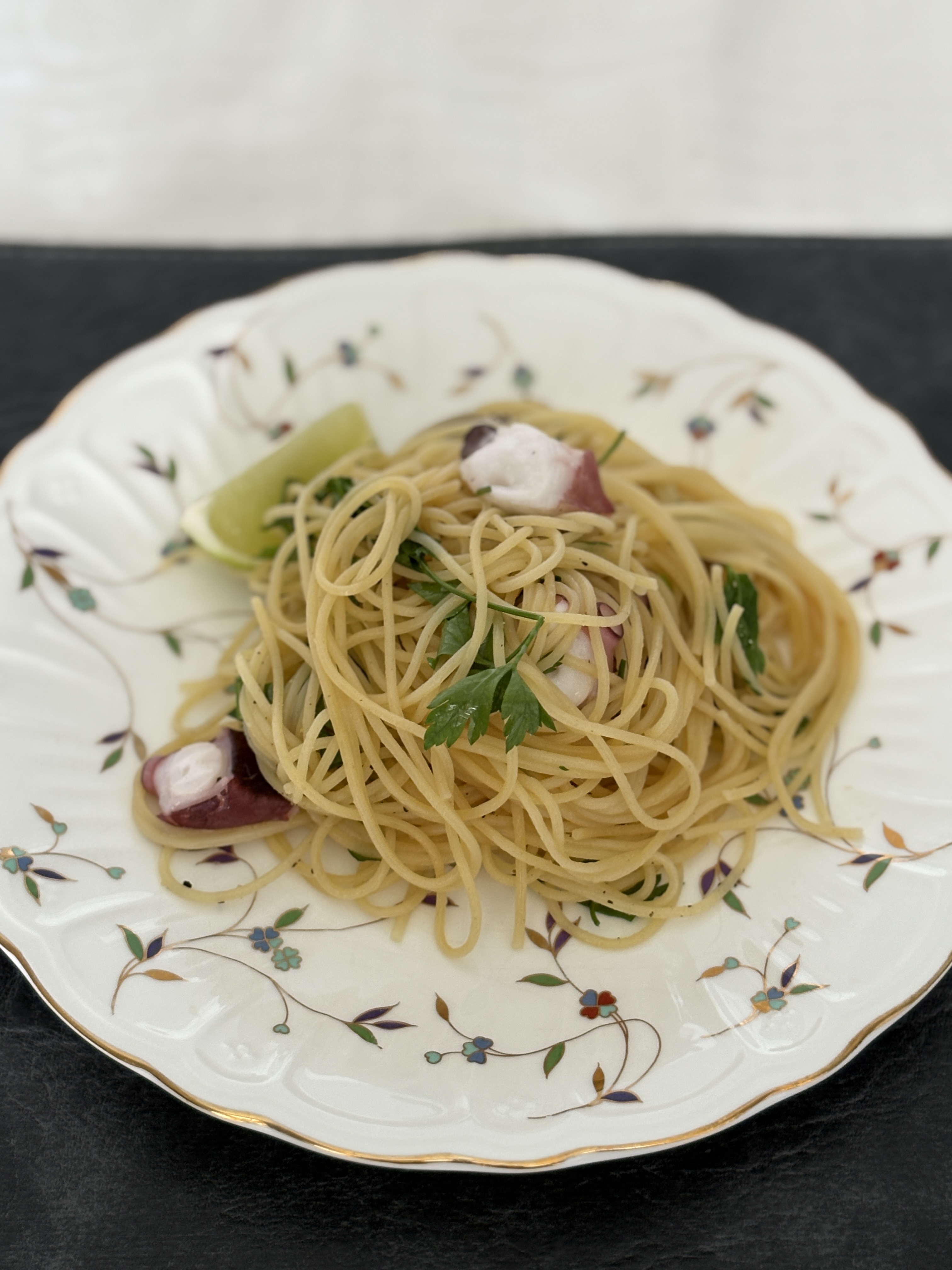 タコレモン・シンプル旨味パスタ＝レシピ紹介コーナー「いただきます」（69）＝「日本の家庭料理をブラジルで作る！」