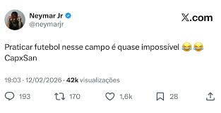 ネイマール、人工芝に不満で欠場。サントス不振