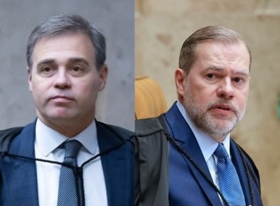 メンドンサ判事（Antonio Augusto/SCO/STF）とトフォリ判事（Rosinei Coutinho/STF）