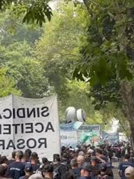 デモの様子（tik tok）