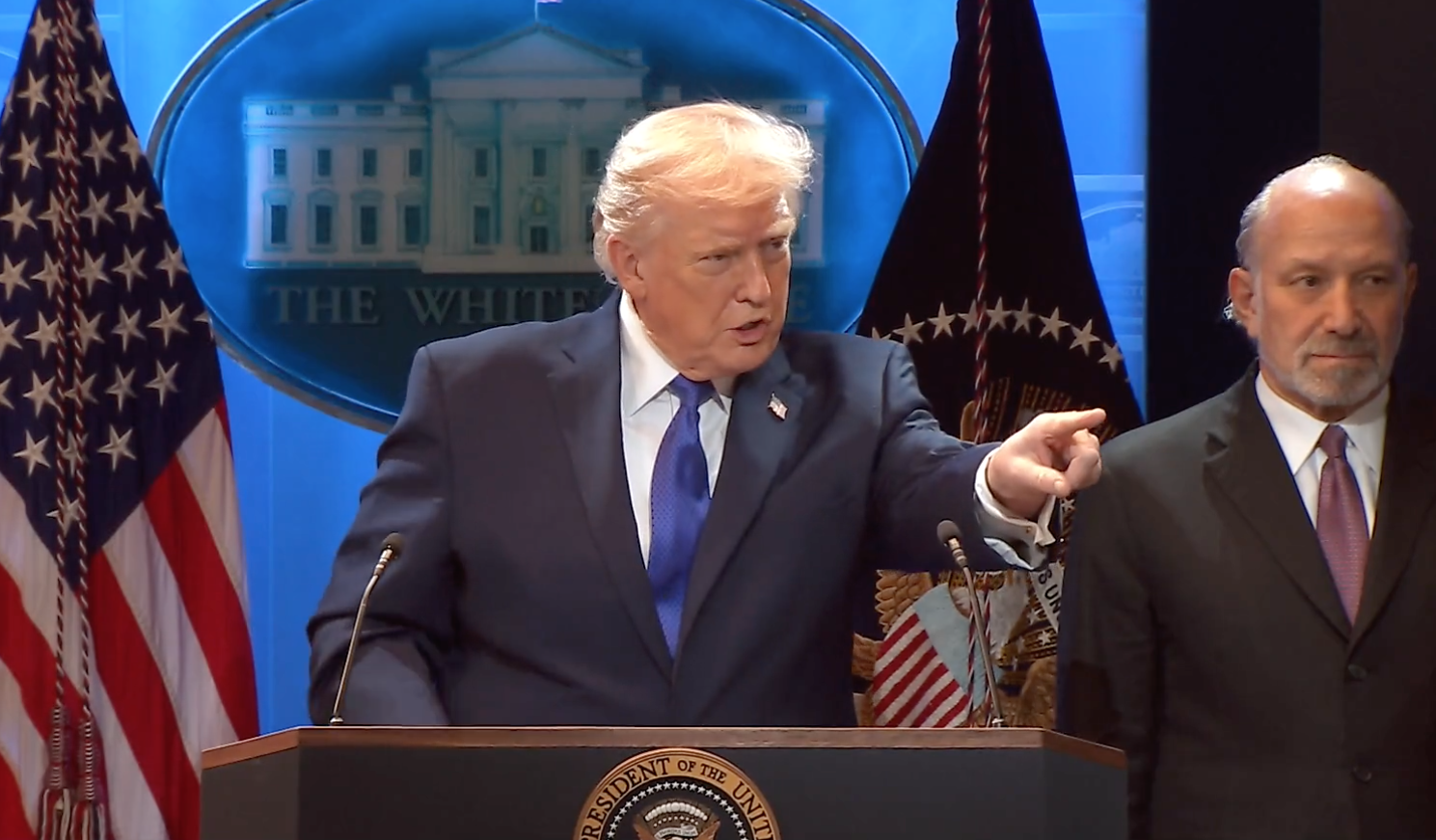 2月20日、一律10%の世界関税を表明するトランプ大統領（Foto: RS/Fotos Públicas）