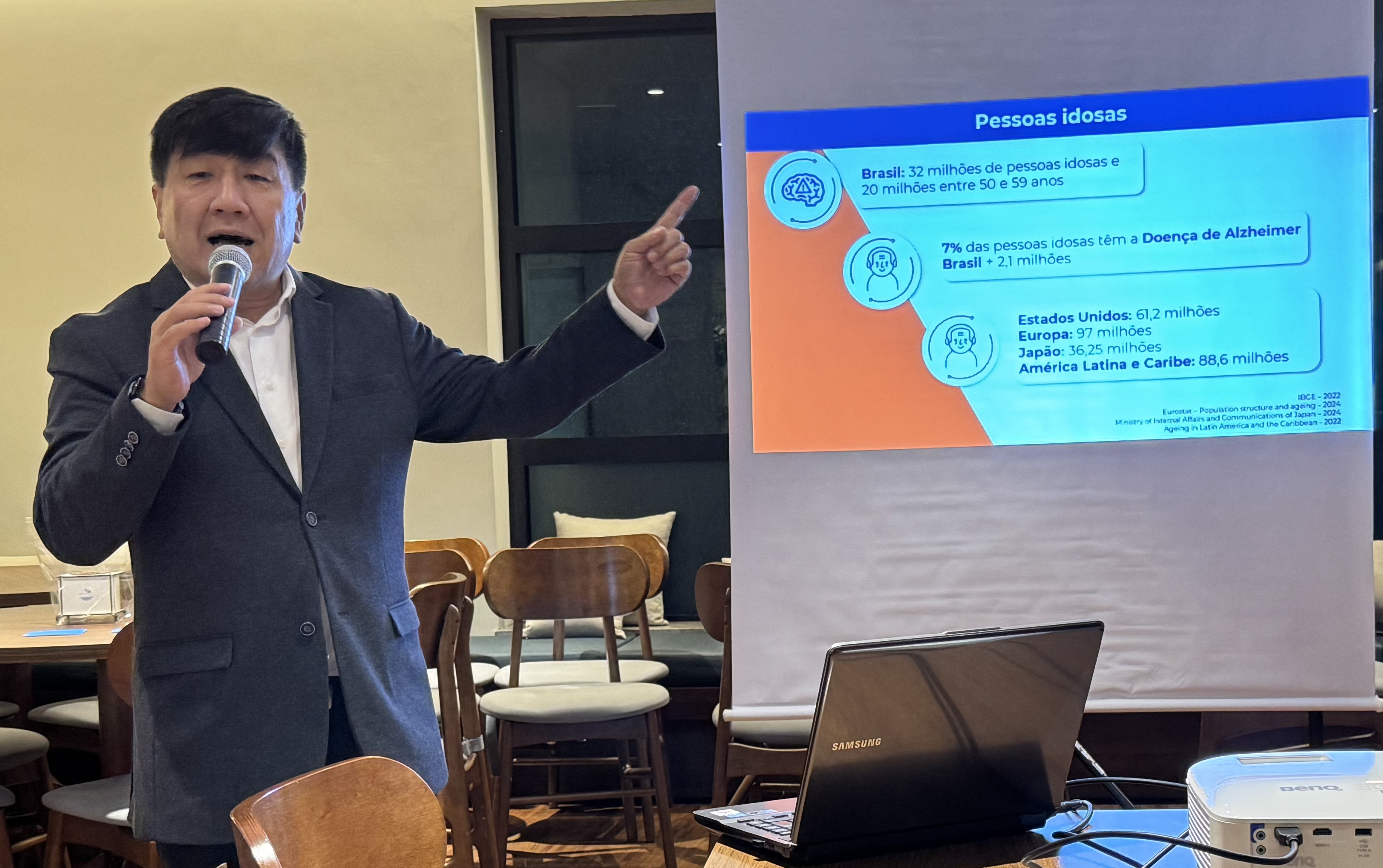 孫と一緒に遊んでボケ防止=日系企業が挑む「脳の筋トレ」=認知症予防「セレブロ・アチーボ」