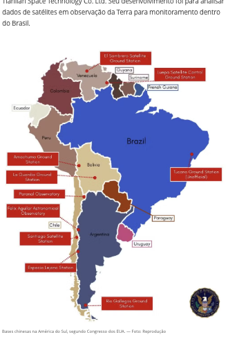 米議会＝ブラジルに「中国軍事拠点」指摘＝地域主権と安全保障に懸念