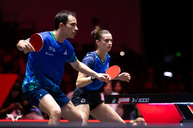 卓球＝ブラジル最強ペアが歴史的勝利＝ロス五輪で初表彰圏内に