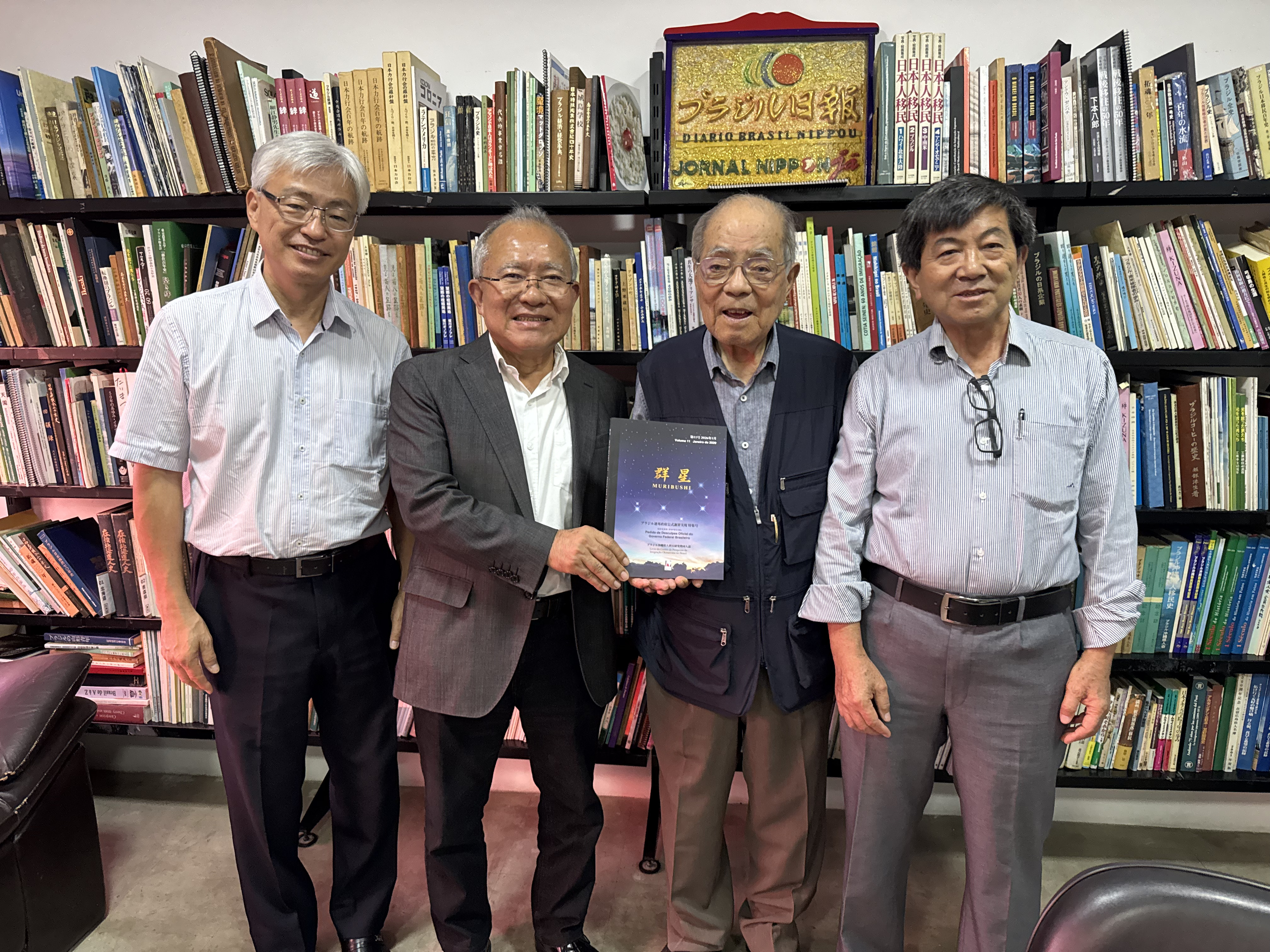 来社した編集部の皆さん