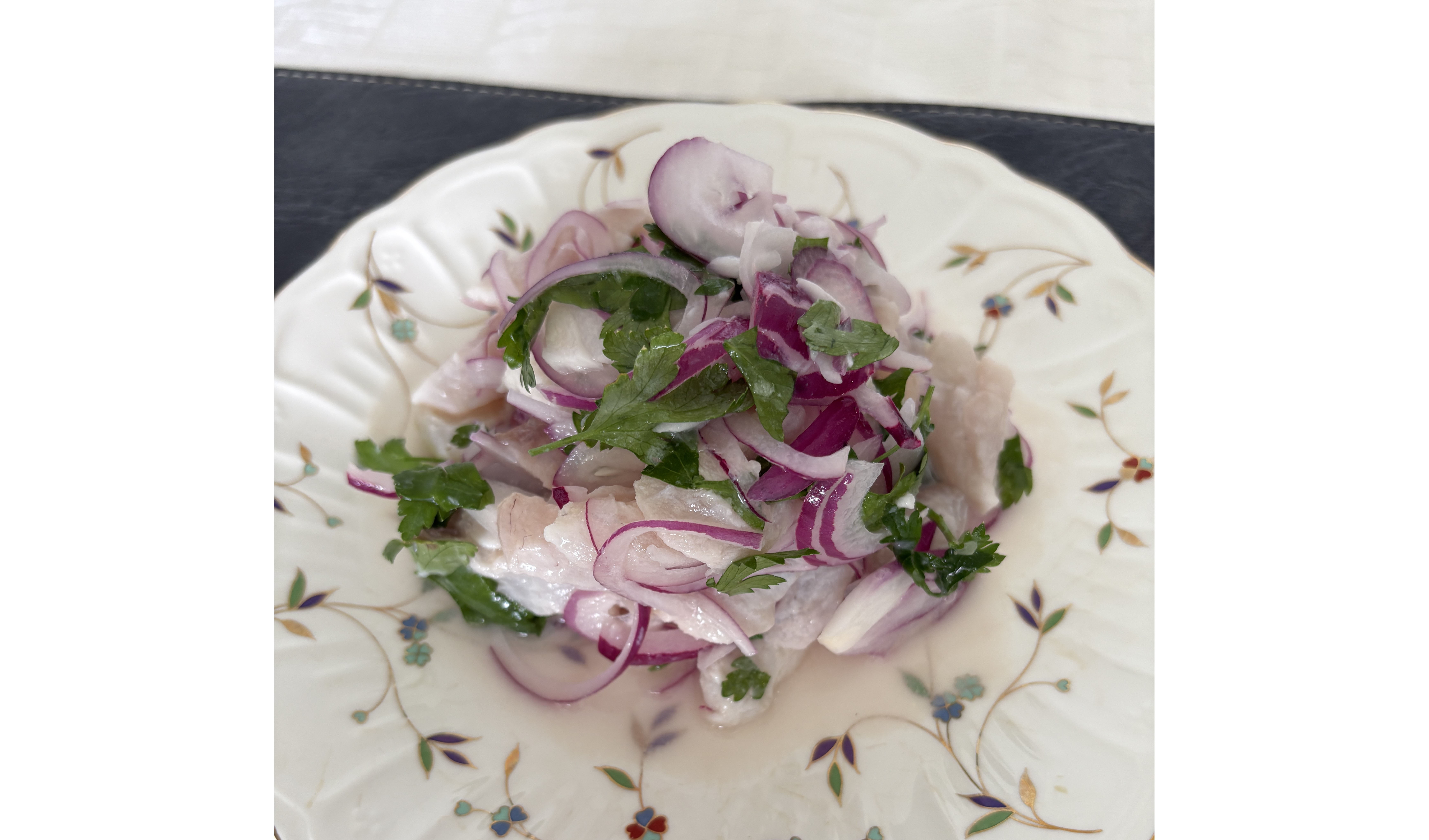 ヒラメのセビーチェ＝レシピ紹介コーナー「いただきます」（75）＝「日本の家庭料理をブラジルで作る！」