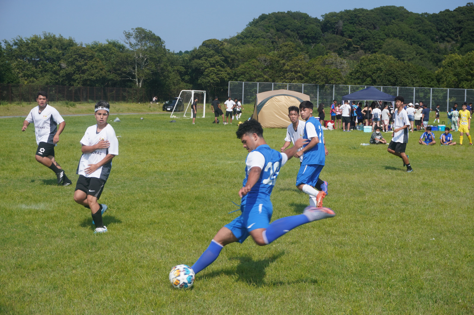 昨年の同大会におけるサッカー試合の様子