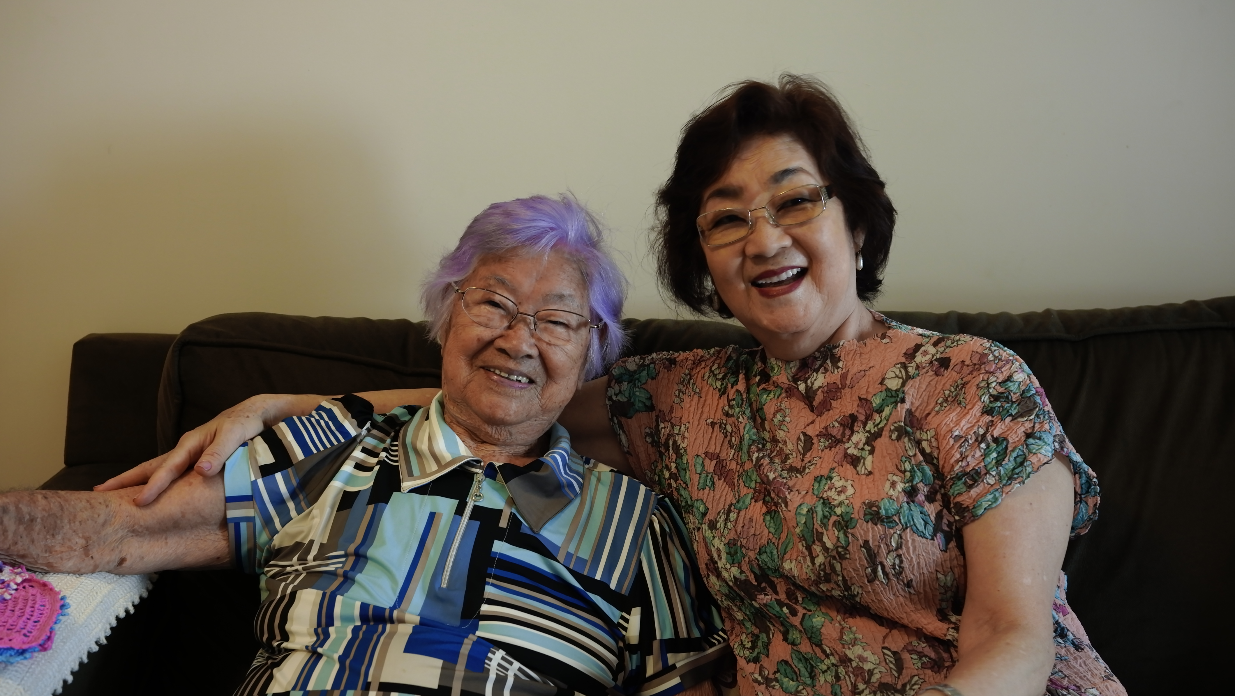 娘のジュリアさんとハルさん