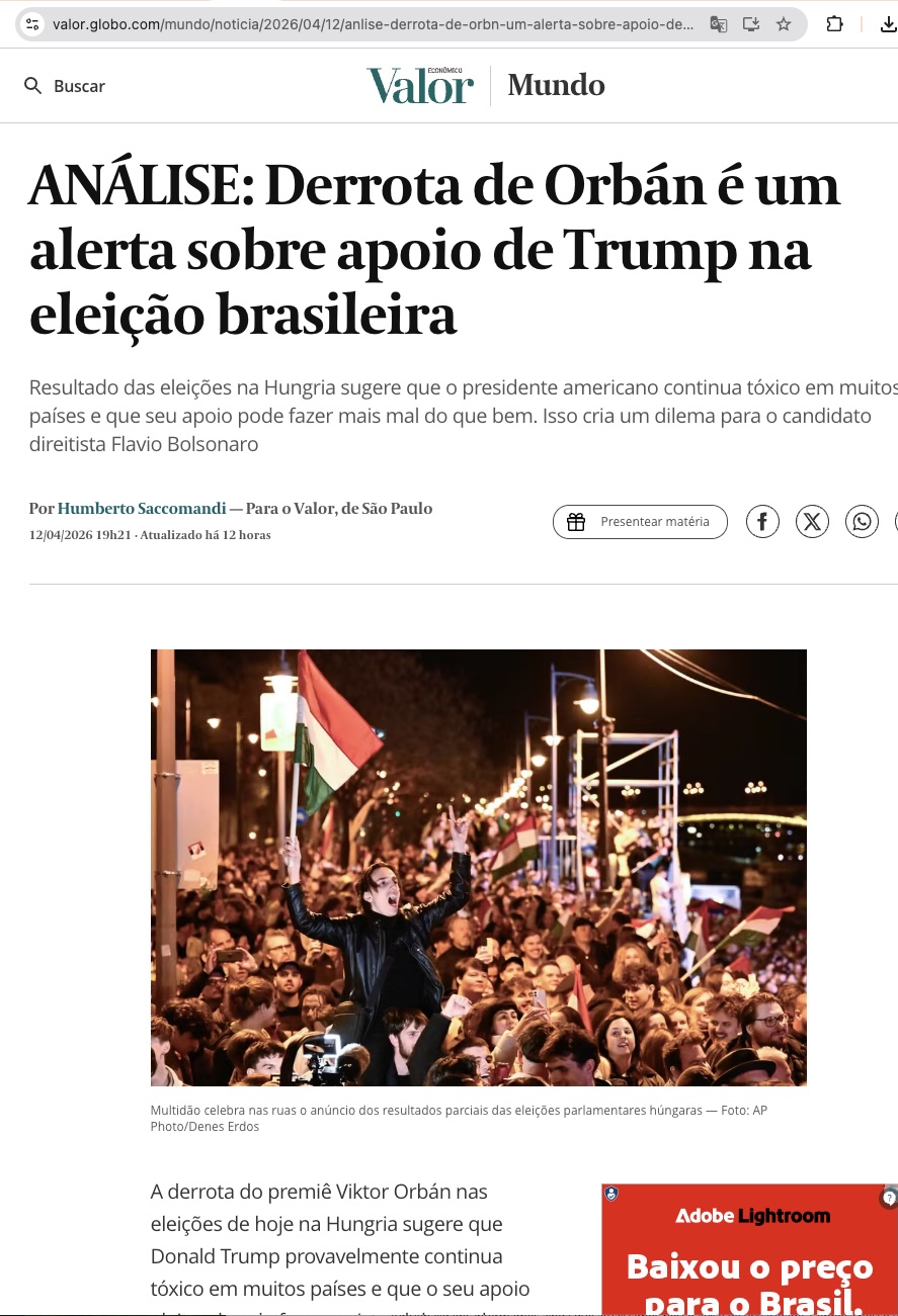 ハンガリー政権交代のブラジルへの影響