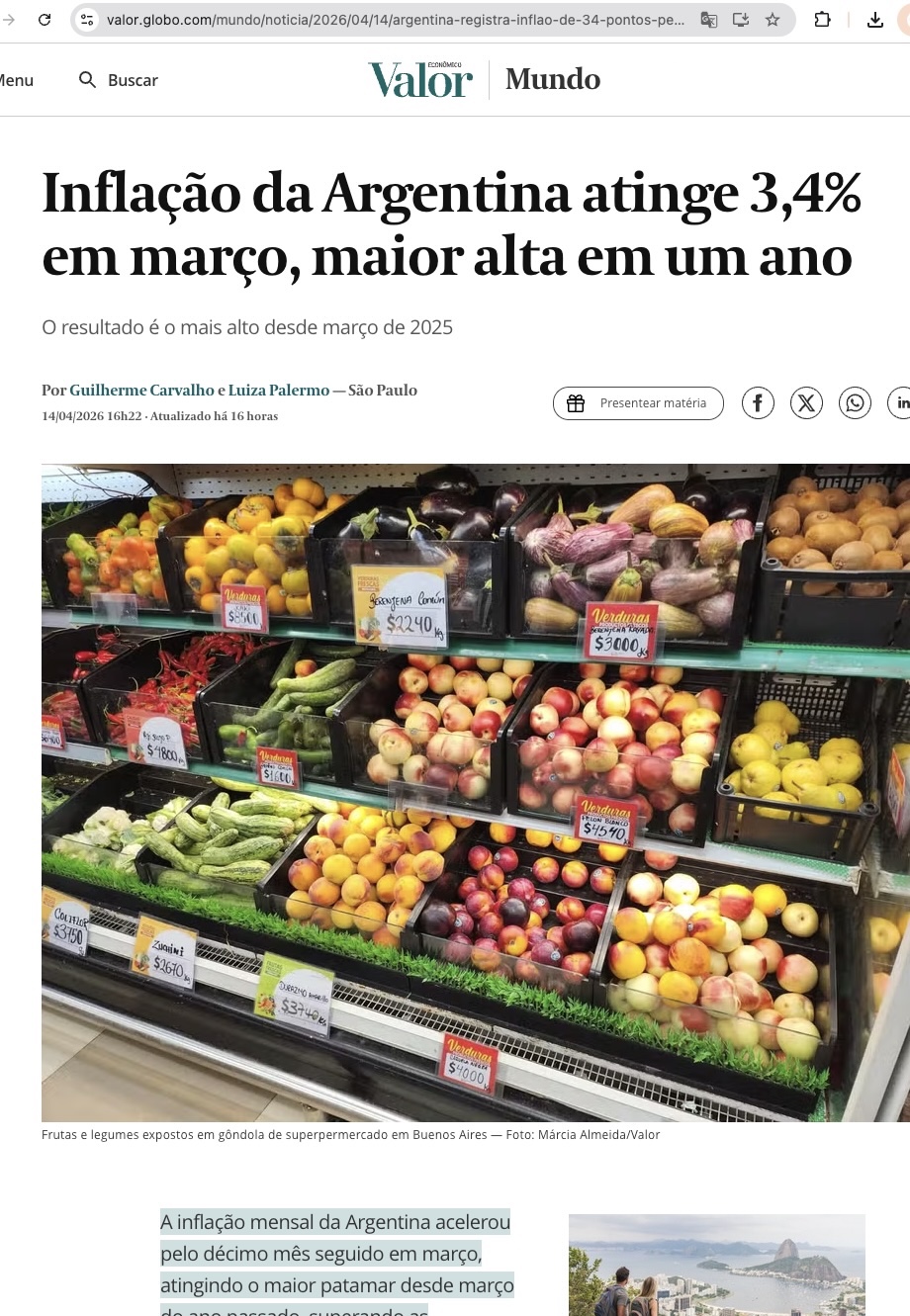 アルゼンチン、インフレ加速　政府の抑制策に試練