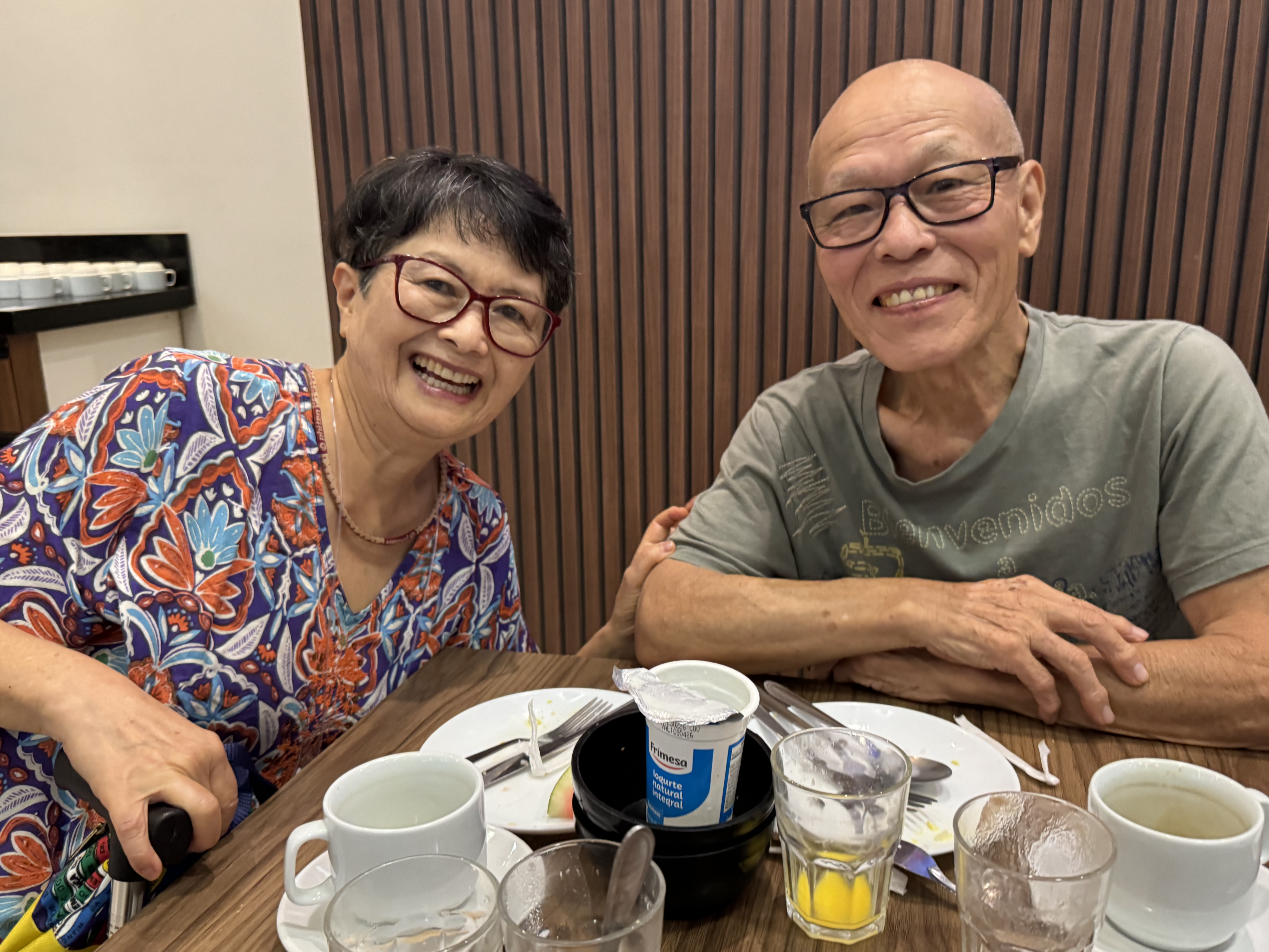 高根静江さんと富士雄さん