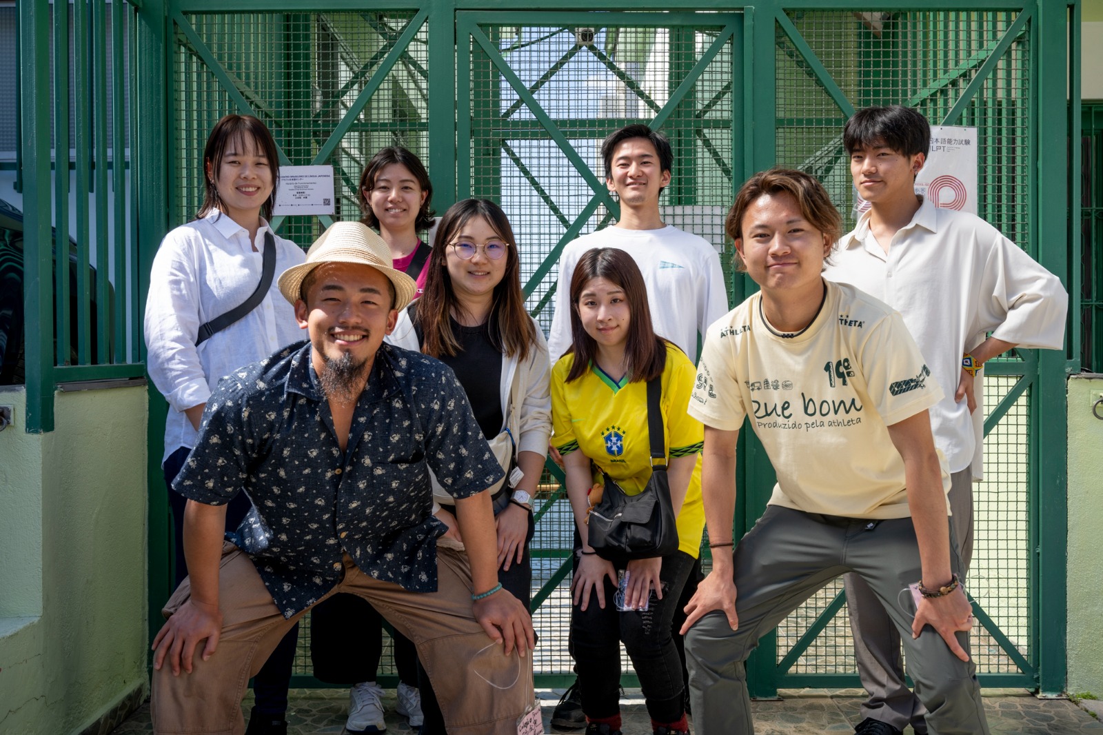 到着した研修生の皆さん