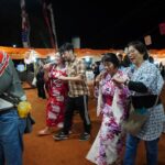 昨年の盆踊りの様子（赤羽さん写真提供）